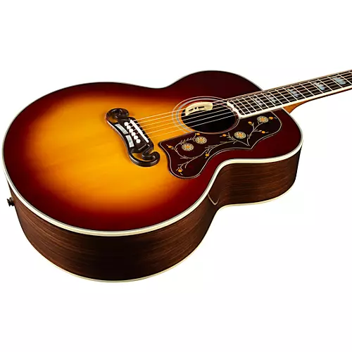 Gibson SJ-200 Standard Rosewood Acoustic-Electric Guitar Rosewood Burst - musicians--Friend