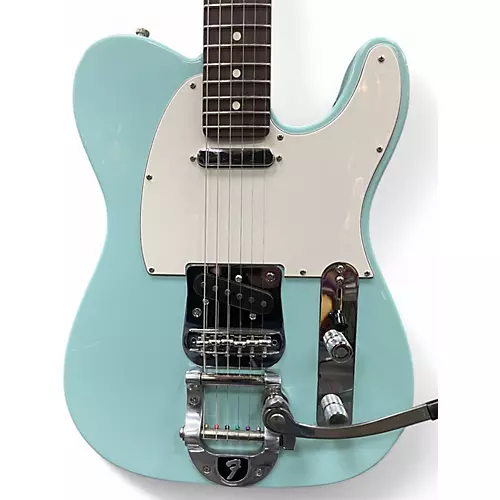 Used 2023 Fender mod shop telecaster daphne blue Solid Body Electric Guitar daphne blue - musicians--Friend