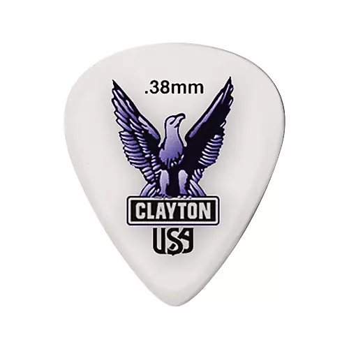 Clayton Acetal Standard Guitar Picks .63 mm 1 Dozen - musicians--Friend