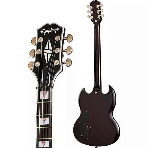 Epiphone SG Prophecy Electric Guitar Black Aged Gloss - musicians--Friend