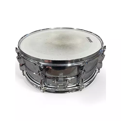 Used Yamaha 14in Steel shell snare silver Drum silver 33 - musicians--Friend