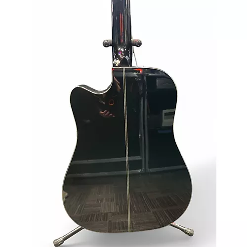 Used Takamine GD30CE-12 Black 12 String Acoustic Electric Guitar Black - musicians--Friend