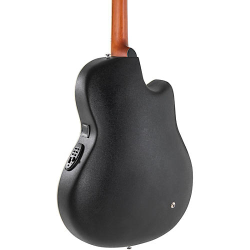Ovation CS24L-5G Celebrity Series Traditional Mid-Depth Left-Handed Acoustic-Electric Guitar Black - musicians--Friend