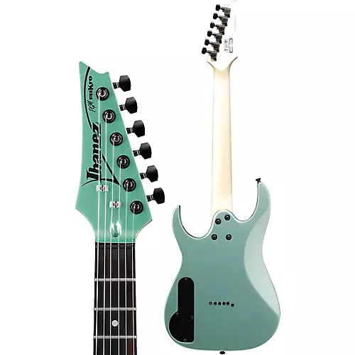 Ibanez PGMM21 Paul Gilbert Signature miKro Electric Guitar Metallic Light Green - musicians--Friend