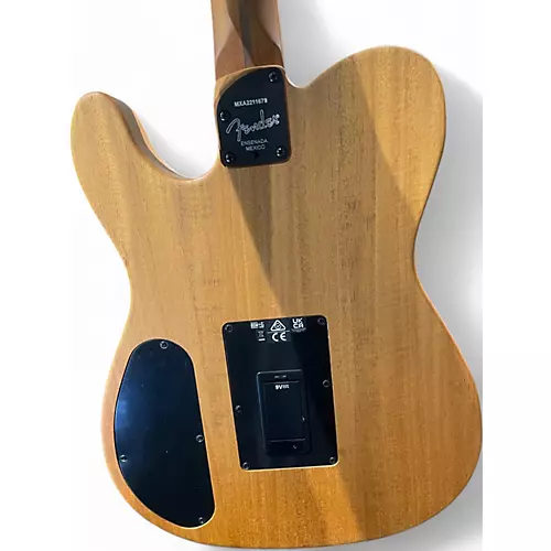 Used Fender Acoustasonic Player Telecaster Butterscotch Acoustic Electric Guitar Butterscotch - musicians--Friend