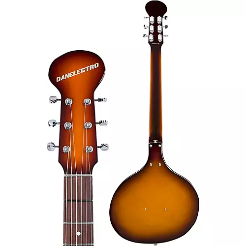 Danelectro Baby Sitar Electric Guitar Red Crackle - musicians--Friend