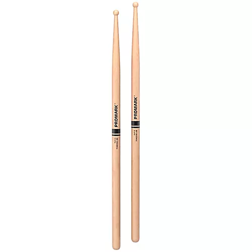 Promark Finesse Maple Round Tip Drum Sticks 5A Wood - musicians--Friend