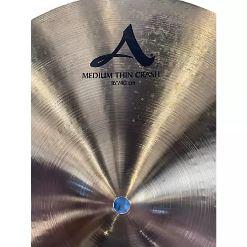 Used Zildjian 16in A Series Medium Crash Cymbal 36 - musicians--Friend