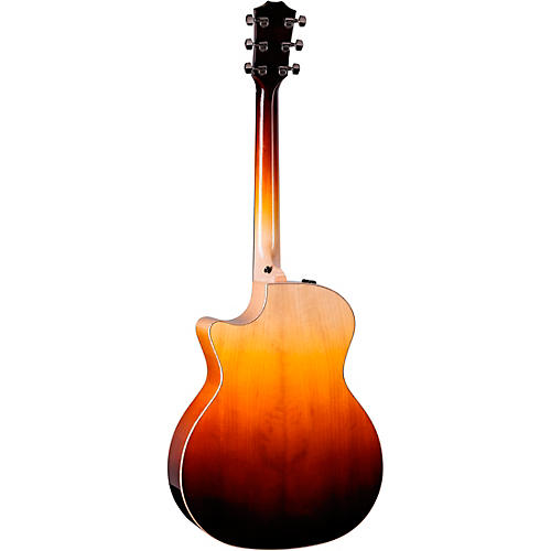 Taylor Custom All Urban Ash Grand Auditorium Acoustic-Electric Guitar Ombre Brown - musicians--Friend