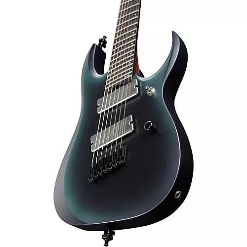 Ibanez RGD71ALMS Axion Label Multi-Scale 7-String Electric Guitar Black Aurora Burst - musicians--Friend
