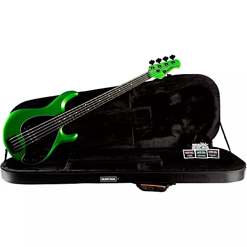 Ernie Ball Music Man StingRay5 Special H 5-String Electric Bass Guitar Black and Chrome - musicians--Friend