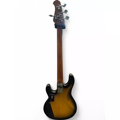 Used Sterling by Music Man RAY34 HH SPALTED MAPLE SATIN NATURAL BURST Electric Bass Guitar SATIN NATURAL BURST - musicians--Friend