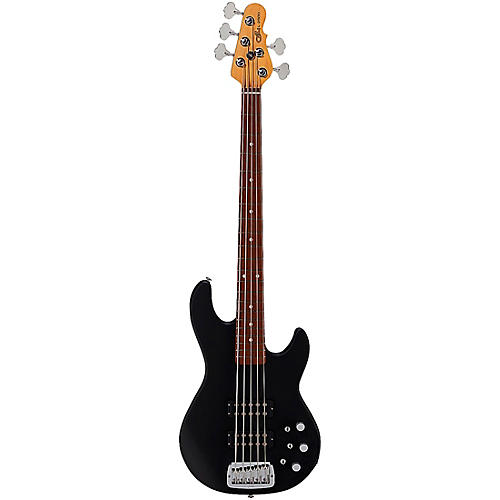 G&L Fullerton Deluxe L-2500 Electric Bass Jet Black Frost - musicians--Friend