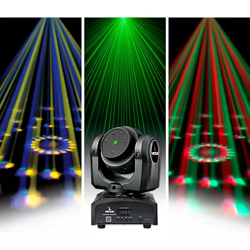 Venue Revolver Laser VP Dual Moving Head Light With VenueLink Port - musicians--Friend