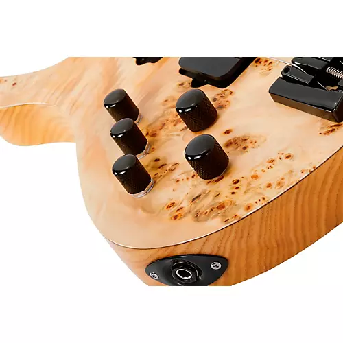 Schecter Guitar Research Reaper-5 Left-Handed Electric Bass Natural Satin - musicians--Friend