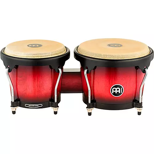 MEINL Headliner Series Wood Bongos Wine Red Burst - musicians--Friend