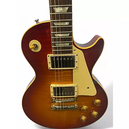 Used Gibson True Historic 1959 Les Paul Standard Cherry Sunburst Solid Body Electric Guitar Cherry Sunburst - musicians--Friend