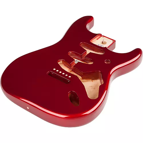 Fender Stratocaster SSS Alder Body Vintage Bridge Mount Candy Apple Red - musicians--Friend