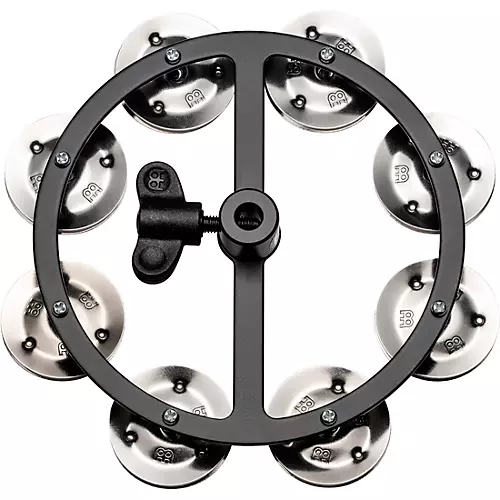 MEINL Hi-Hat Tambourine Black 1 Row - musicians--Friend