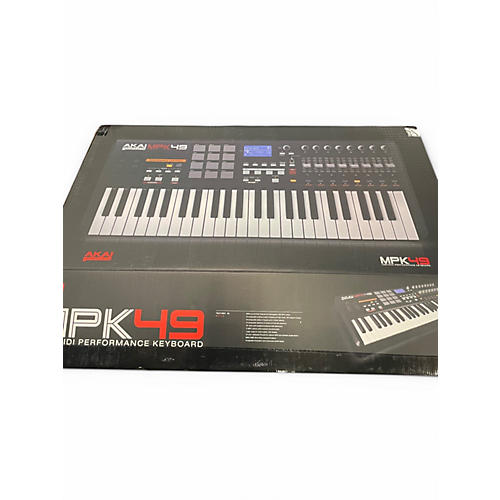 Used Akai Professional MPK49 49 Key MIDI Controller - musicians--Friend