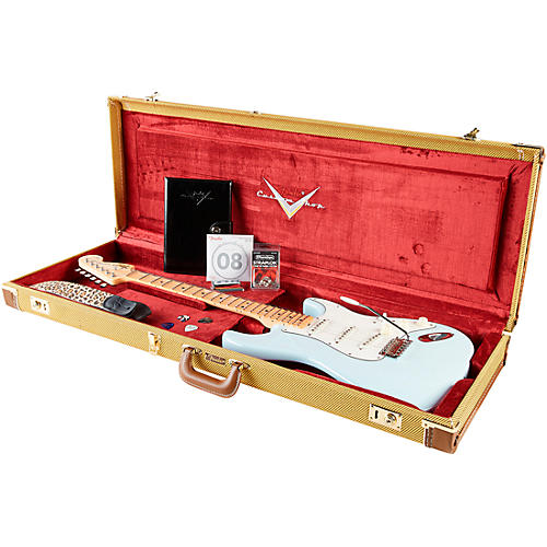Fender Custom Shop Yngwie Malmsteen Signature Series Stratocaster NOS Maple Fingerboard Electric Guitar Burgundy Mist Metallic - musicians--Friend