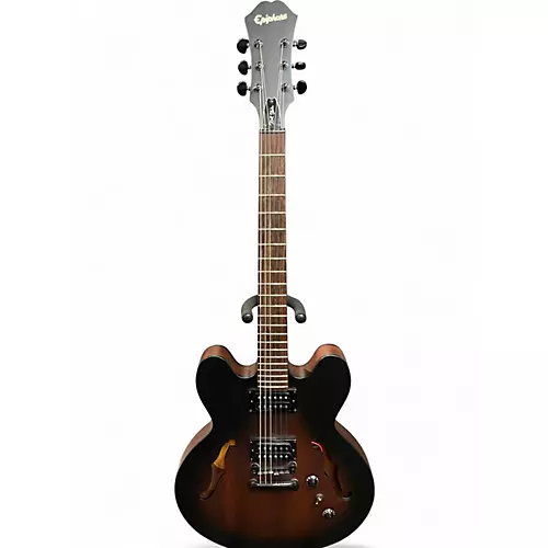 Used Epiphone Dot Studio Worn Cherry Hollow Body Electric Guitar Worn Cherry - musicians--Friend