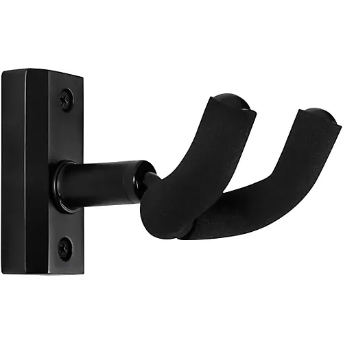 Proline Solid Wood Guitar Hanger - Black, 2-Pack - musicians--Friend