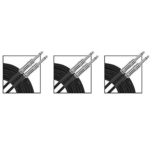 Musician's Gear Standard Instrument Cable Braid - 20 ft. - 3 Pack - musicians--Friend