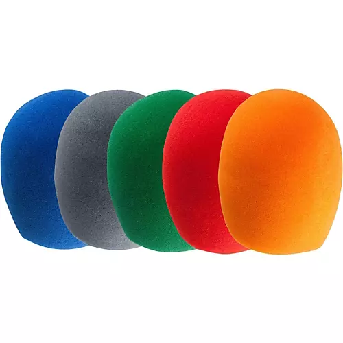 Proline PLWS5 Microphone Windscreen Pack of five windscreens Multi-Color - musicians--Friend