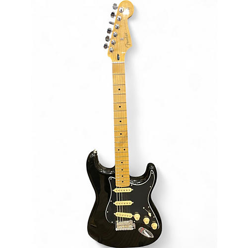 Used Fender Player Stratocaster Black Solid Body Electric Guitar Black - musicians--Friend
