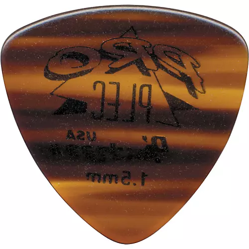 D'Andrea Pro Plec Rounded Triangle Picks - One Dozen Shell 1.5 mm - musicians--Friend