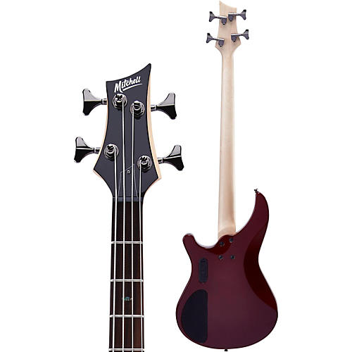 Mitchell MB200 Modern Rock Bass With Active EQ Gun Metal Gray - musicians--Friend