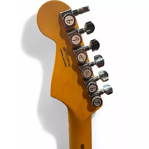 Used 2023 Fender American Ultra Stratocaster Ultraburst Solid Body Electric Guitar Ultraburst - musicians--Friend