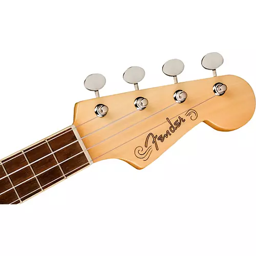Fender Fullerton Stratocaster Acoustic-Electric Ukulele Black - musicians--Friend