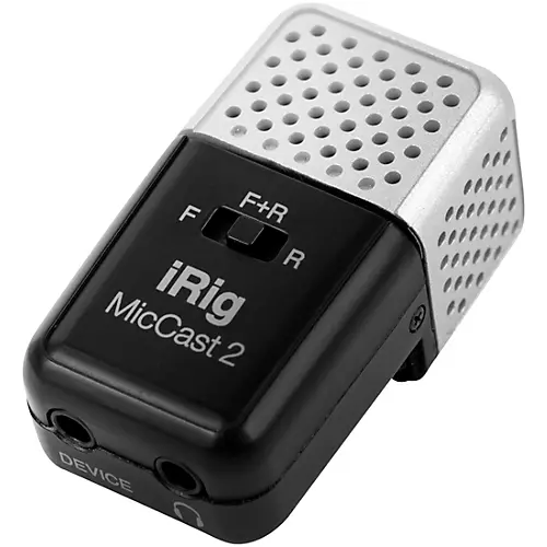 IK Multimedia iRig Mic Cast 2 for iOS, Mac and Select Android Devices - musicians--Friend
