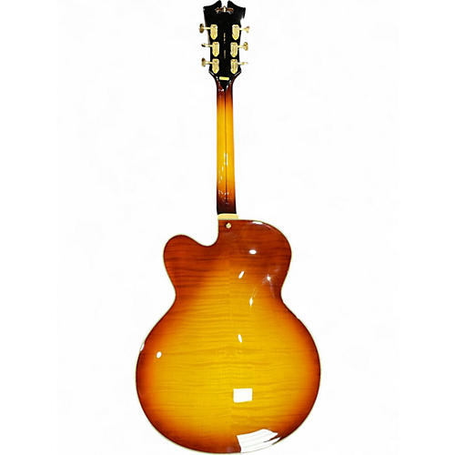 Used D'Angelico EXL-1 Dark Iced Tea Burst Hollow Body Electric Guitar Dark Iced Tea Burst - musicians--Friend