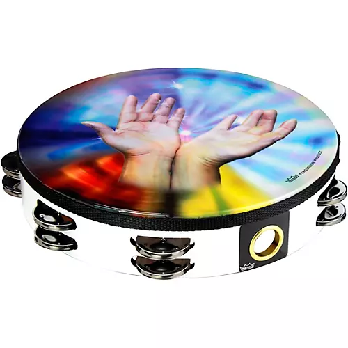Remo Praise Tambourine 10 in. Ruach Spirit - musicians--Friend