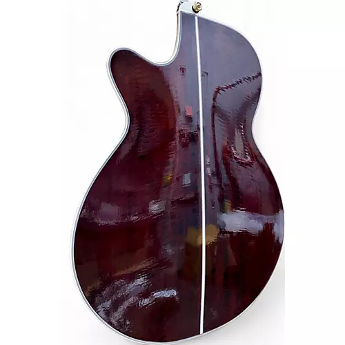 Used Takamine TSP158C-12 Wine Red 12 String Acoustic Electric Guitar Wine Red - musicians--Friend