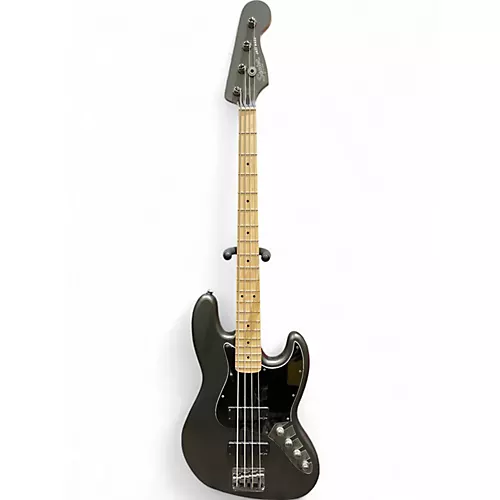 Used Squier Contemporary Active Jazz Bass SATIN GRAPHITE Electric Bass Guitar SATIN GRAPHITE - musicians--Friend