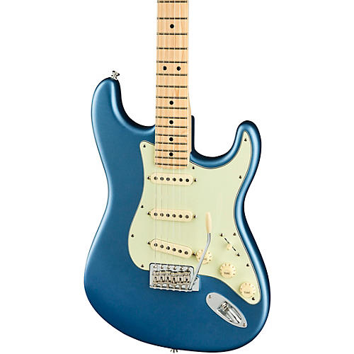 Fender American Performer Stratocaster Maple Fingerboard Electric Guitar Satin Lake Placid Blue - musicians--Friend