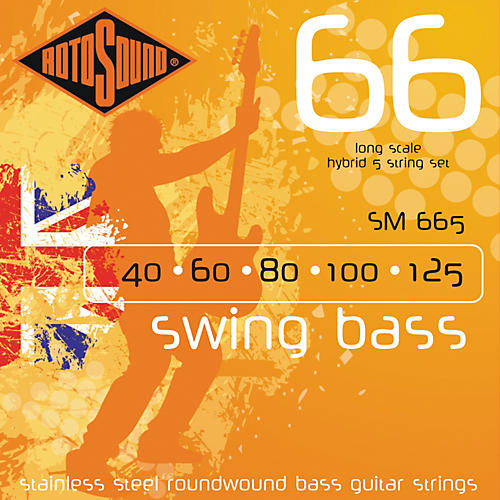 Rotosound SM665 Swing Bass 5-String RoundwoundBass Strings - musicians--Friend