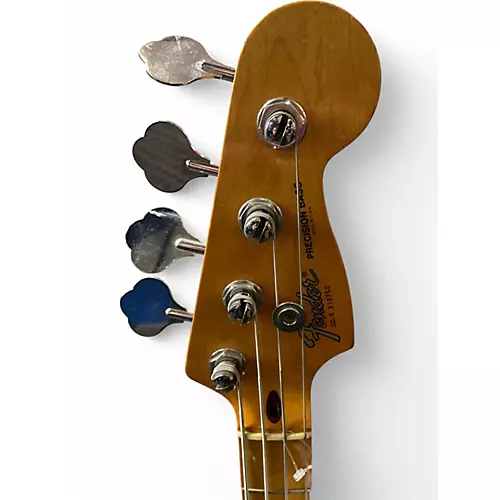 Used 1983 Fender PRECISION BASS Black Electric Bass Guitar Black - musicians--Friend