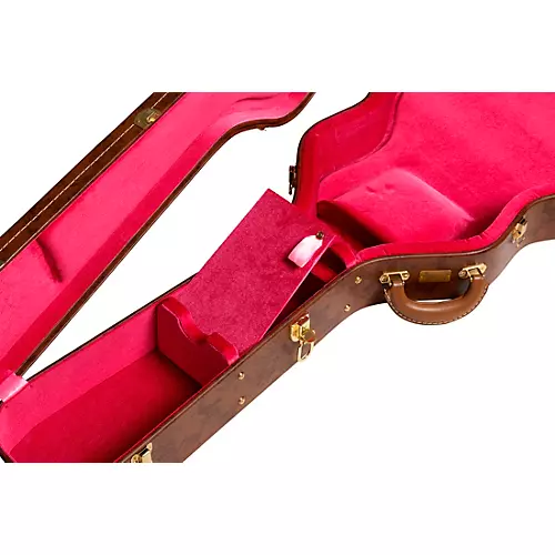 Gibson Lifton Historic Brown/Pink Hardshell Case, ES-335 - musicians--Friend