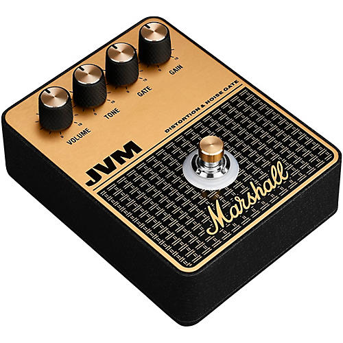 Marshall JVM Distortion and Overdrive Effects Pedal Black and Gold - musicians--Friend