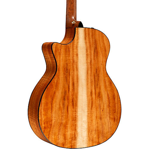 Taylor Custom All Figured AA Grade Hawaiian Koa Grand Auditorium Acoustic-Electric Guitar Natural - musicians--Friend