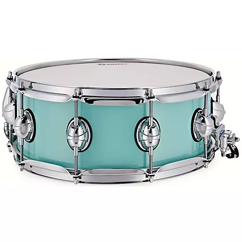 Premier Genista Maple Snare Drum 14 x 5.5 in. Silver Sparkle - musicians--Friend