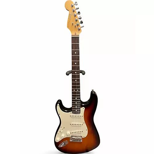 Vintage 1993 Fender American Standard Stratocaster Left Handed Brown Sunburst Electric Guitar Brown Sunburst - musicians--Friend