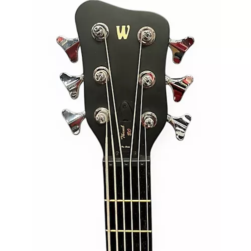 Used 2018 Warwick Pro Series Thumb 6 Nirvana Black Electric Bass Guitar Nirvana Black - musicians--Friend