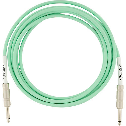 Fender Original Series Straight to Straight Instrument Cable 15 ft. Surf Green - musicians--Friend