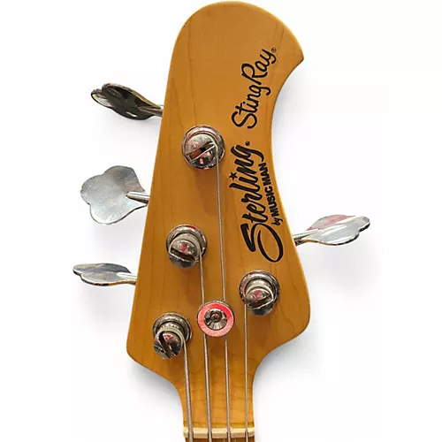 Used Sterling by Music Man StingRay Butterscotch Electric Bass Guitar Butterscotch - musicians--Friend